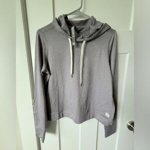 Vuori Halo Essential Hoodie, Sawyer Heather, Sz Small